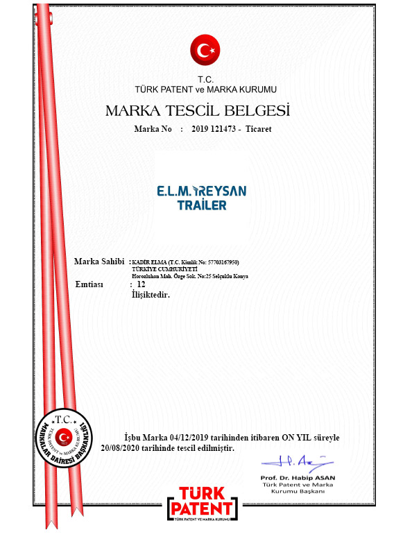 E.L.M. TREYSAN treyler üretim tesisi, Konya Organize Sanayi Bölgesi
