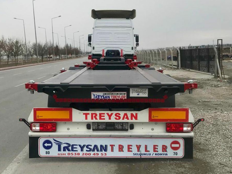 40 feet konteyner taşıyıcı şasi — E.L.M. TREYSAN üretimi