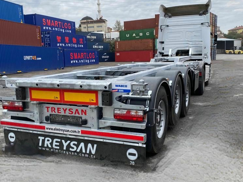 40 feet uzatmalı konteyner taşıyıcı şasi — E.L.M. TREYSAN üretimi