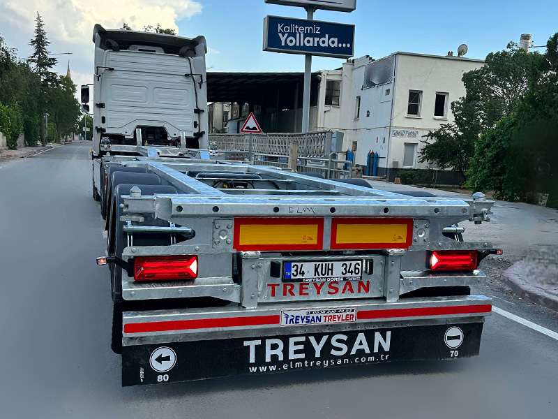 40 Feet Uzatmalı Konteyner Taşıyıcı — detay görünüm