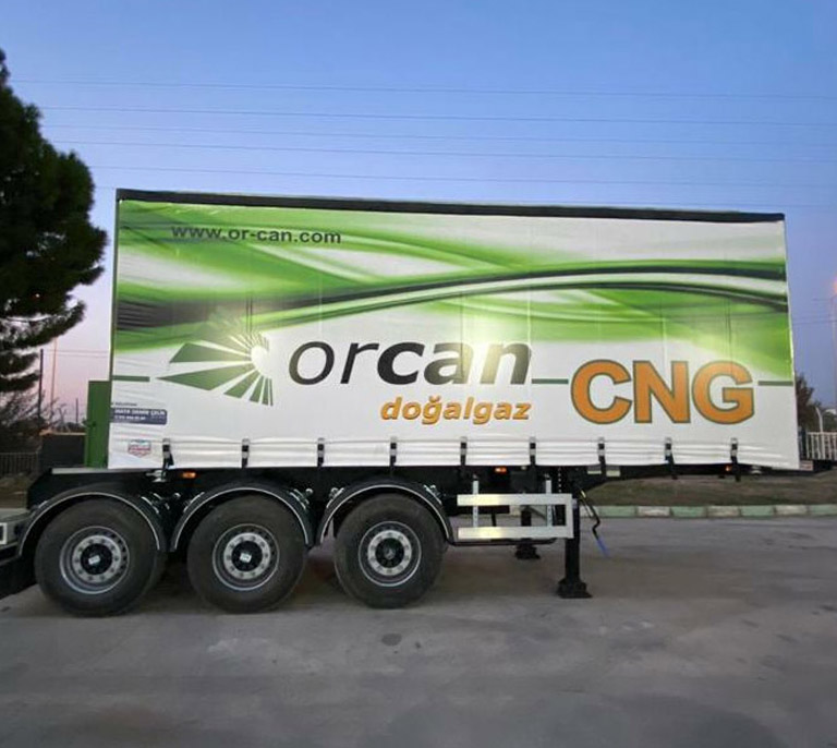 LNG tip konteyner taşıyıcı şasi — E.L.M. TREYSAN üretimi